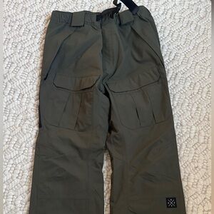 Dope snow Snowboard Pants Men Khaki - forest green